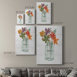 Harvest Home Leaves I Premium Gallery Wrapped Canvas - Ready to Hang