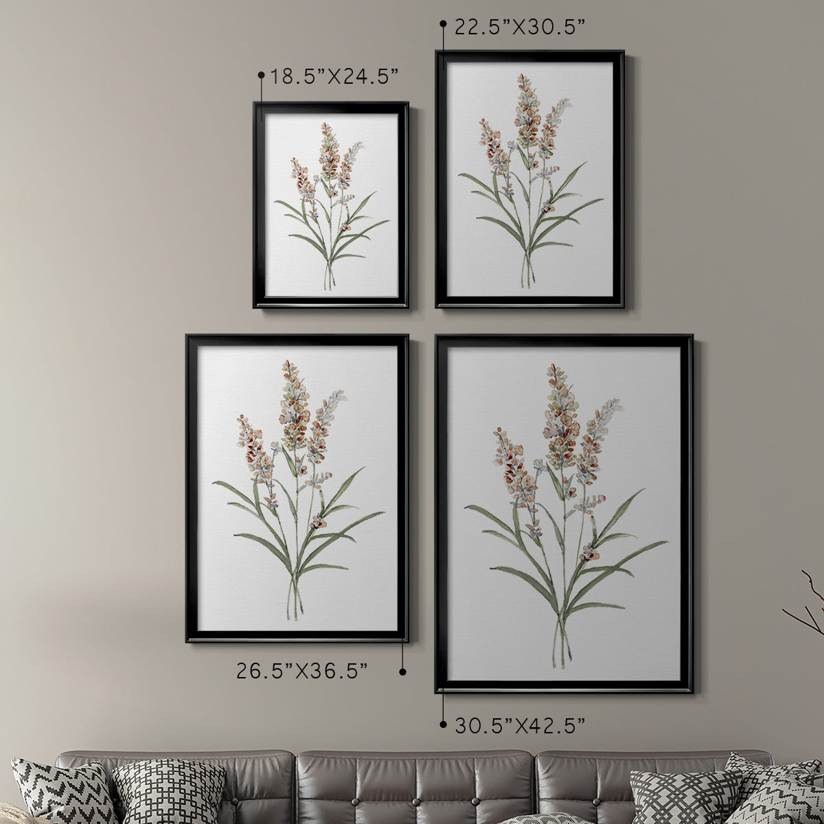 Dainty Botanical I Premium Framed Print - Ready to Hang