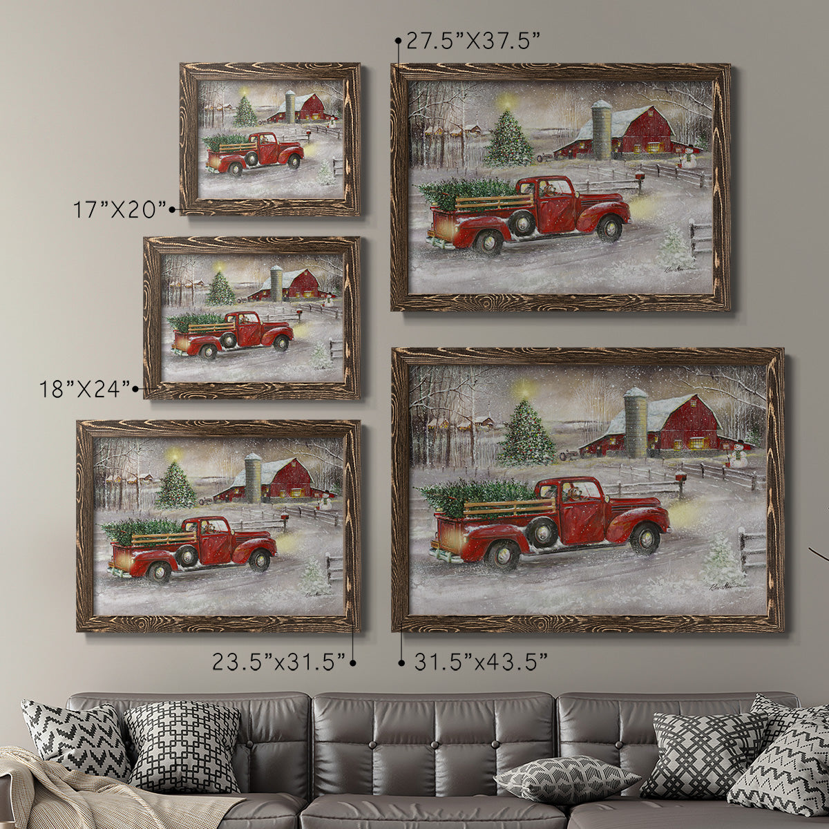 Making Christmas Memories-Premium Framed Canvas - Ready to Hang