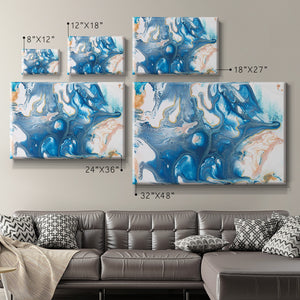 Dancing Blue II Premium Gallery Wrapped Canvas - Ready to Hang