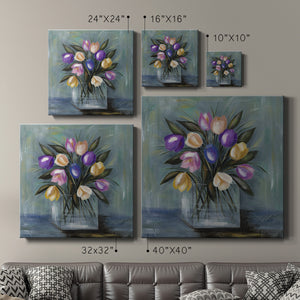Mixed Pastel Bouquet II-Premium Gallery Wrapped Canvas - Ready to Hang