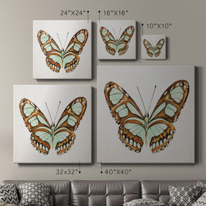 Mint Butterfly I-Premium Gallery Wrapped Canvas - Ready to Hang