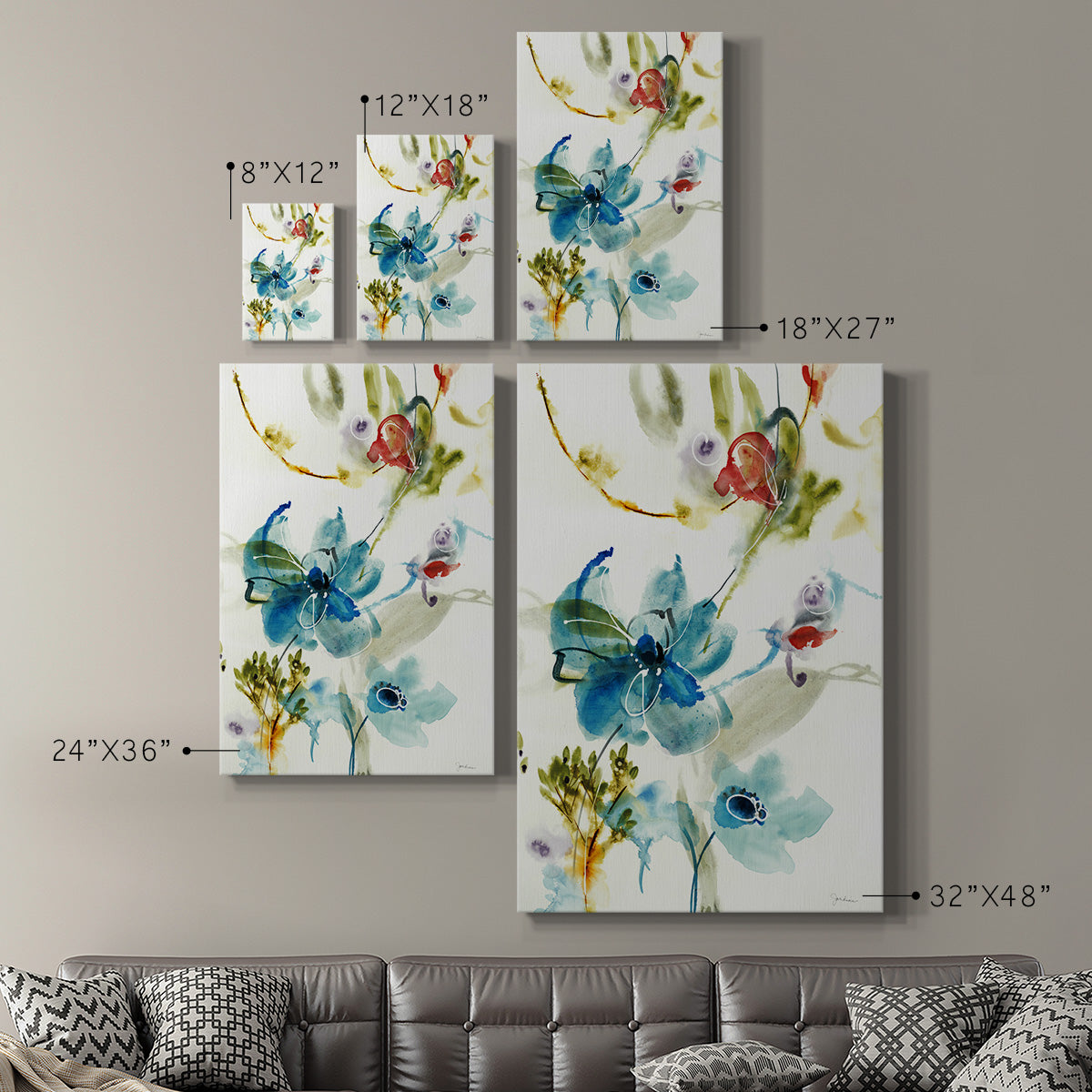 Color Of Summer I Premium Gallery Wrapped Canvas - Ready to Hang