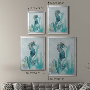 Seahorse I Premium Framed Print - Ready to Hang