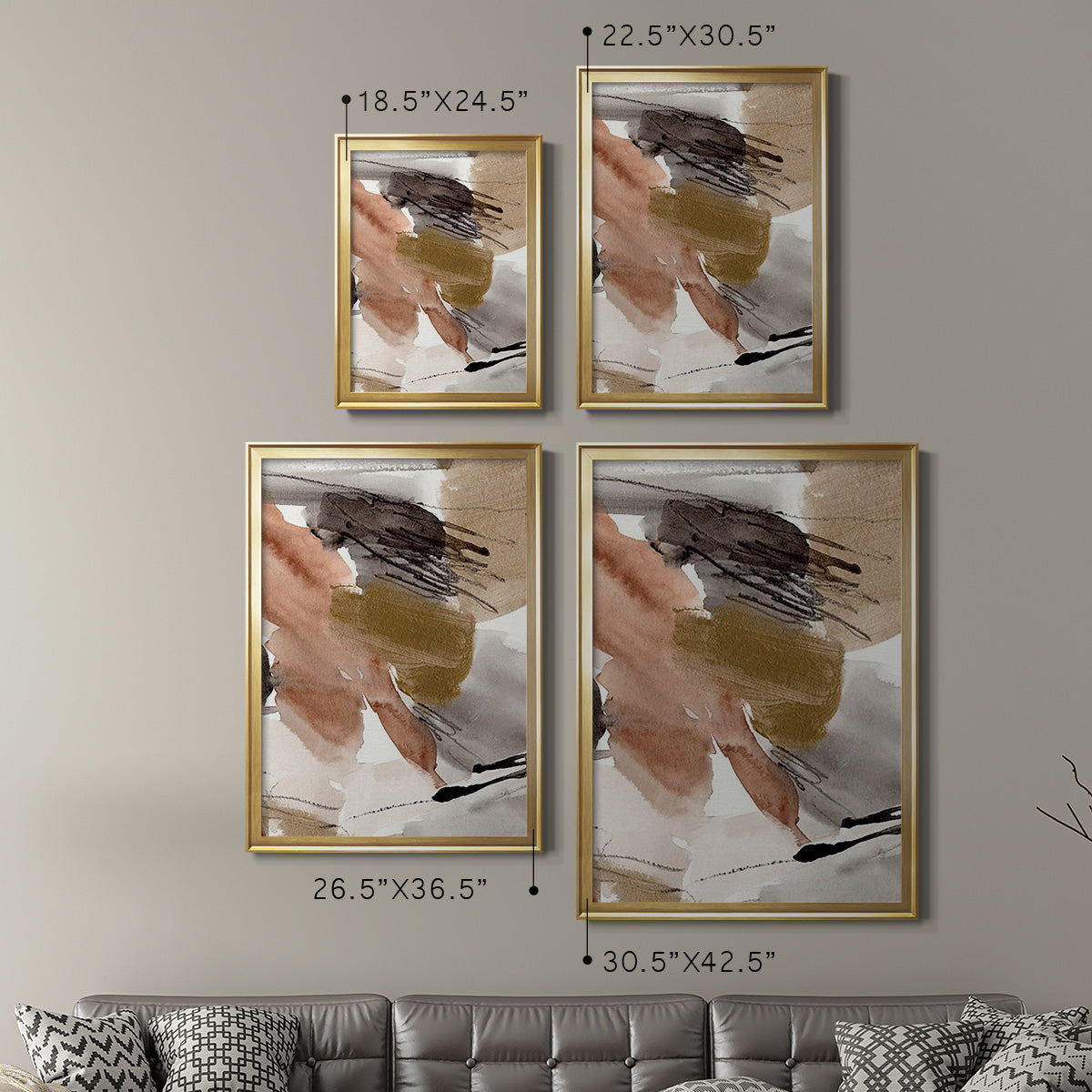 Antique Gold II Premium Framed Print - Ready to Hang