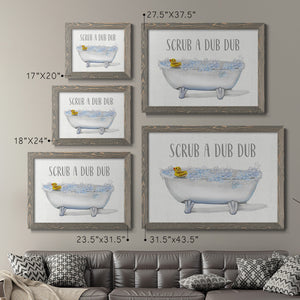 Scrub A Dub-Premium Framed Canvas - Ready to Hang