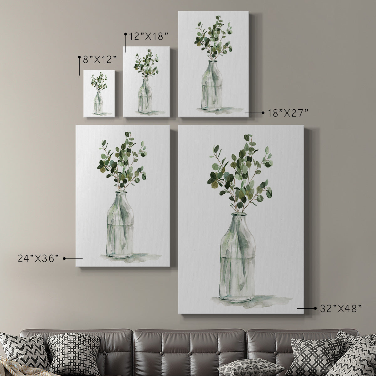 Botanical Arrangement II Premium Gallery Wrapped Canvas - Ready to Hang