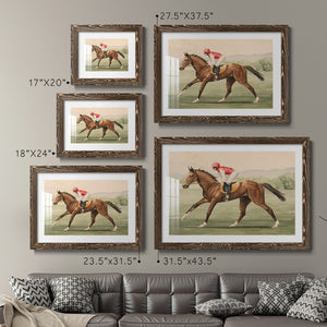 Vintage Equestrian I-Premium Framed Print - Ready to Hang