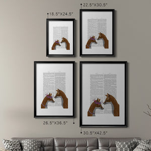 Fox Lovers Premium Framed Print - Ready to Hang