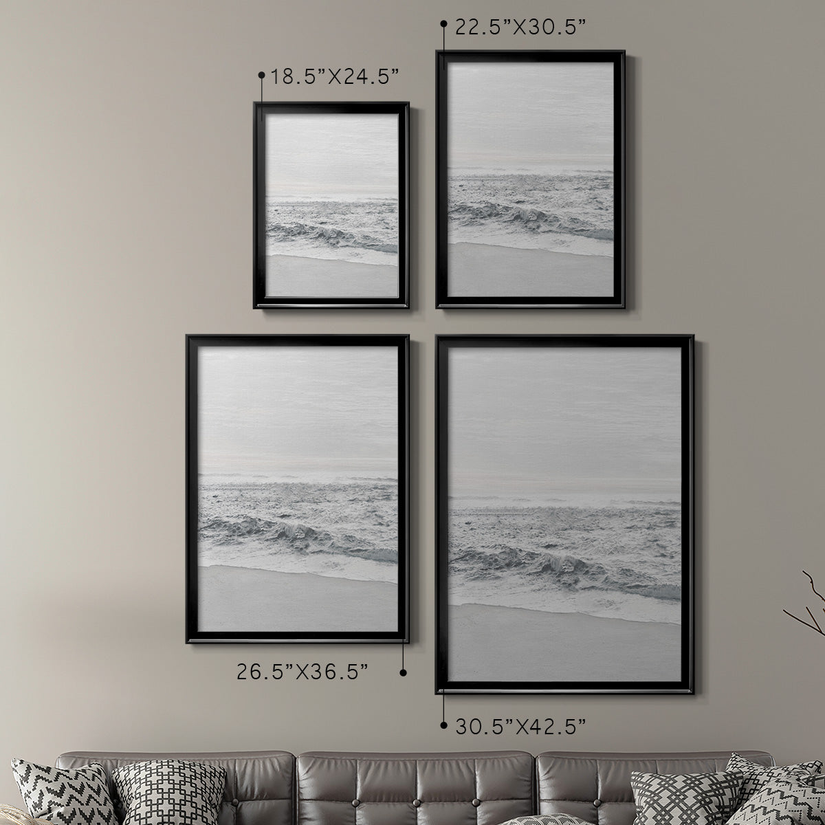 Gentle Tides II Premium Framed Print - Ready to Hang