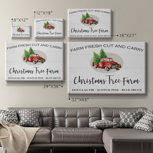 Christmas Tree Farm - Premium Gallery Wrapped Canvas  - Ready to Hang