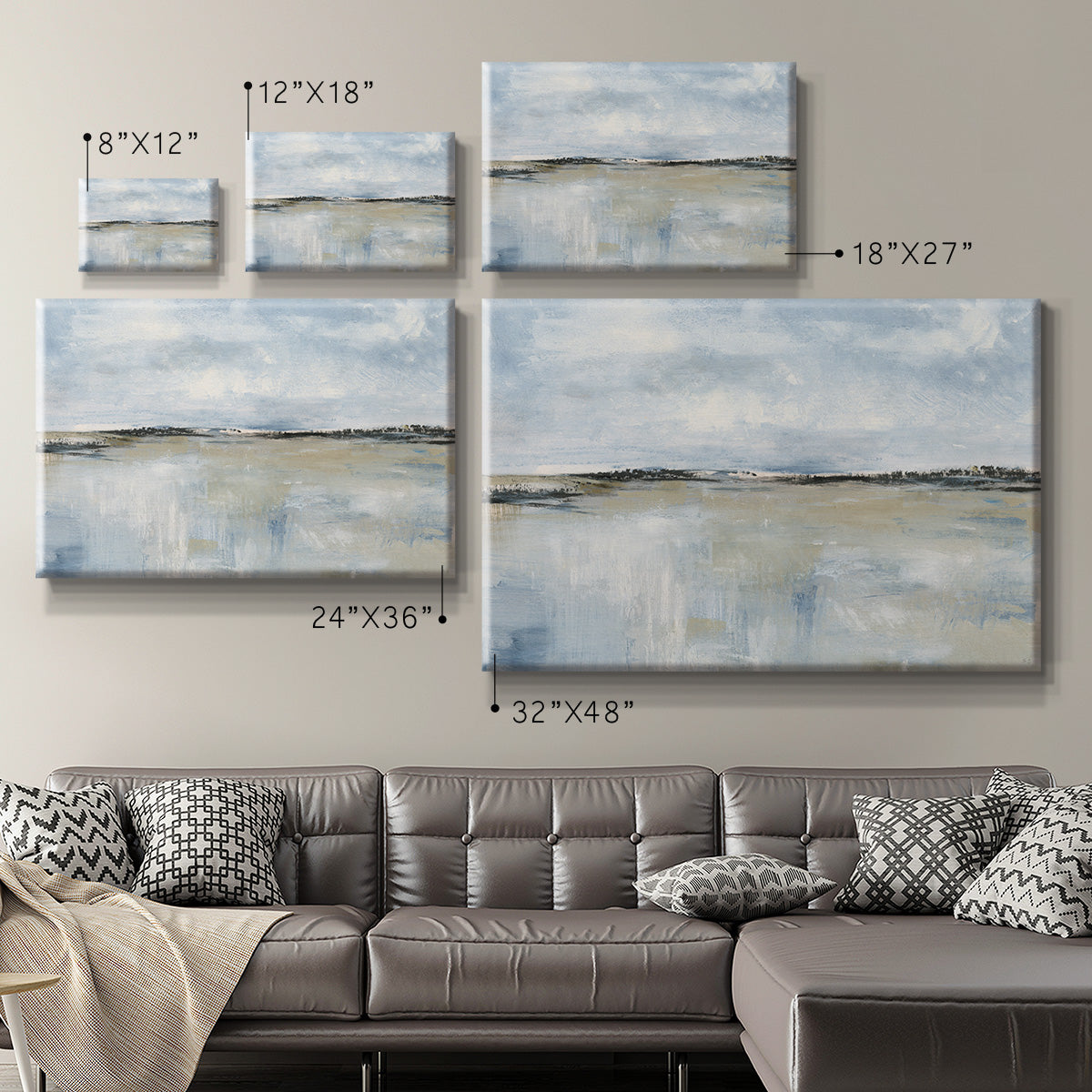 Across The Meadow Premium Gallery Wrapped Canvas - Ready to Hang