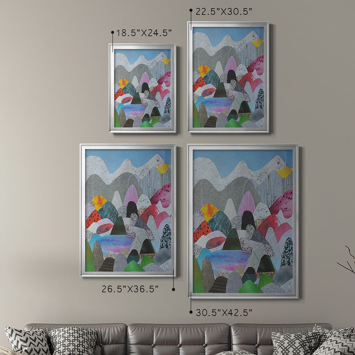 Utah Mountains Premium Framed Print - Ready to Hang