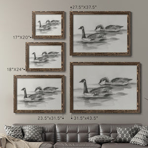 Geese Study II-Premium Framed Canvas - Ready to Hang