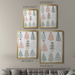 Christmas Tree Sketchbook II Premium Framed Print - Ready to Hang