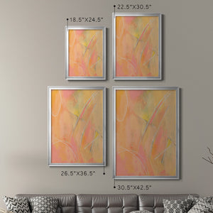 Peach Bliss III Premium Framed Print - Ready to Hang
