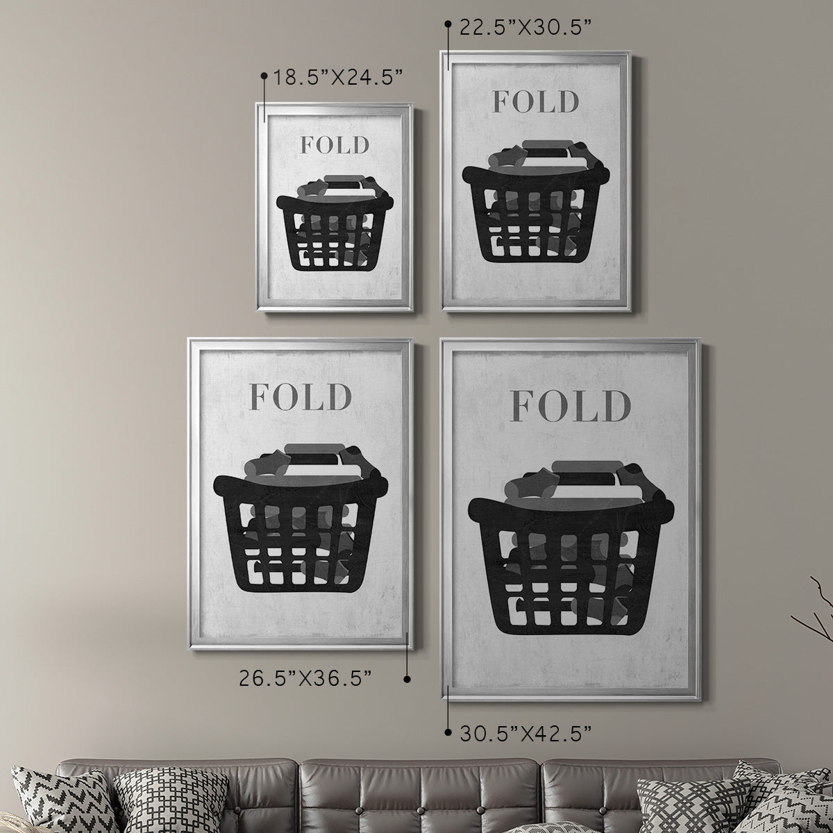 Fold Premium Framed Print - Ready to Hang