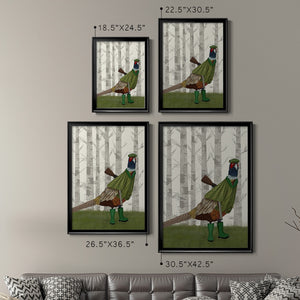 Pheasant Shooting Party 2 Premium Framed Print - Ready to Hang