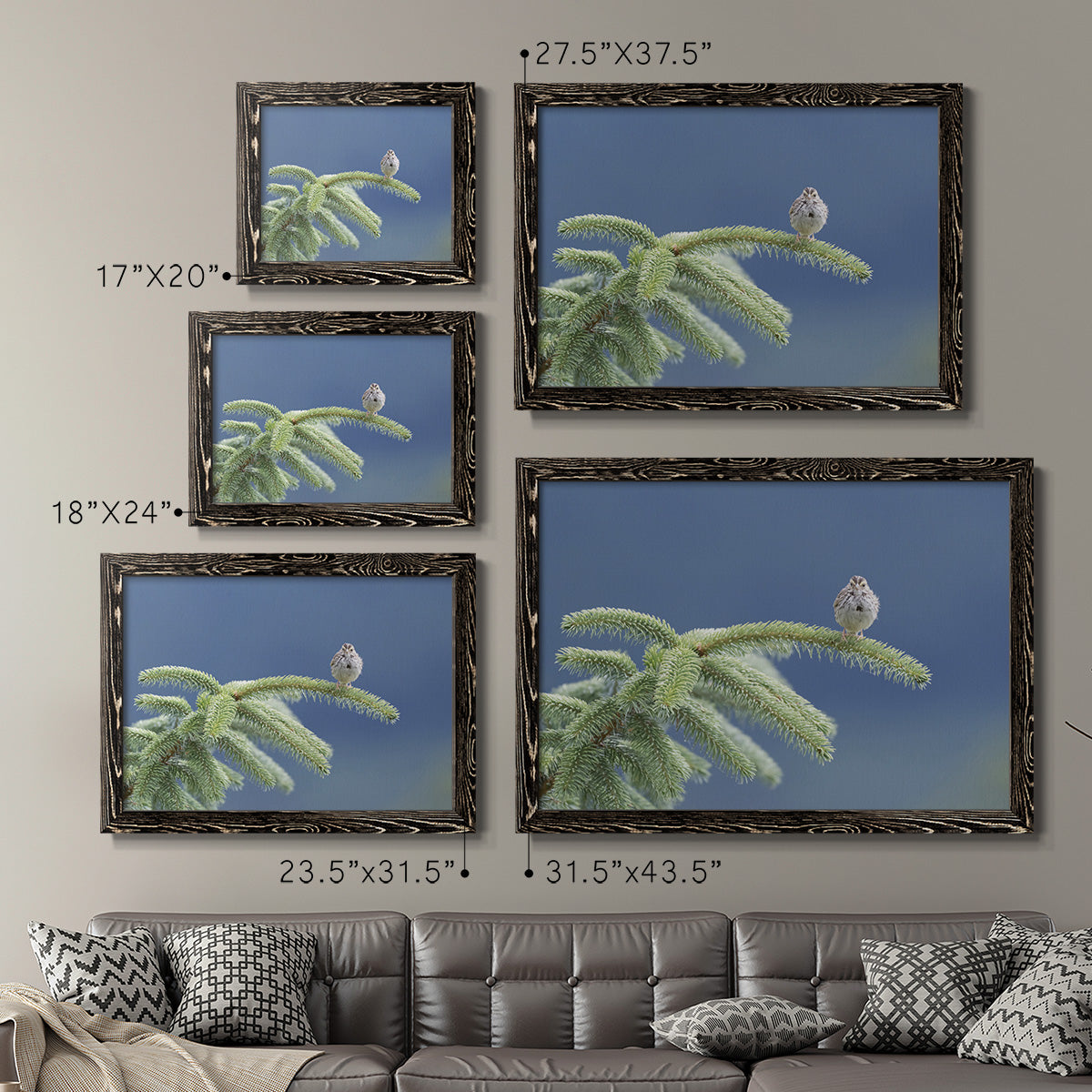 Evergreen Perch-Premium Framed Canvas - Ready to Hang