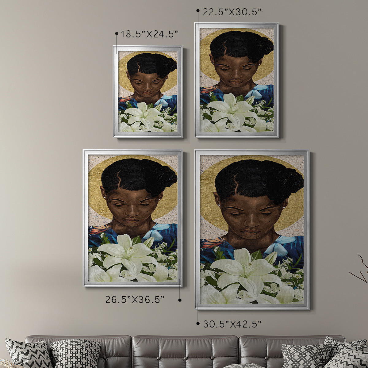 Meditation II Premium Framed Print - Ready to Hang