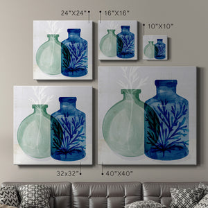 Sea Glass Vase II-Premium Gallery Wrapped Canvas - Ready to Hang