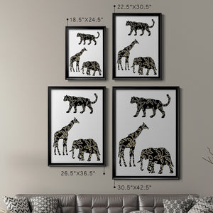 Ornamental Safari Animals III Premium Framed Print - Ready to Hang