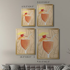 Tropical Cocktail I Premium Framed Print - Ready to Hang