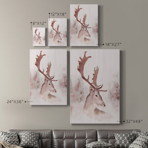 Blush Deer - Canvas Art Print