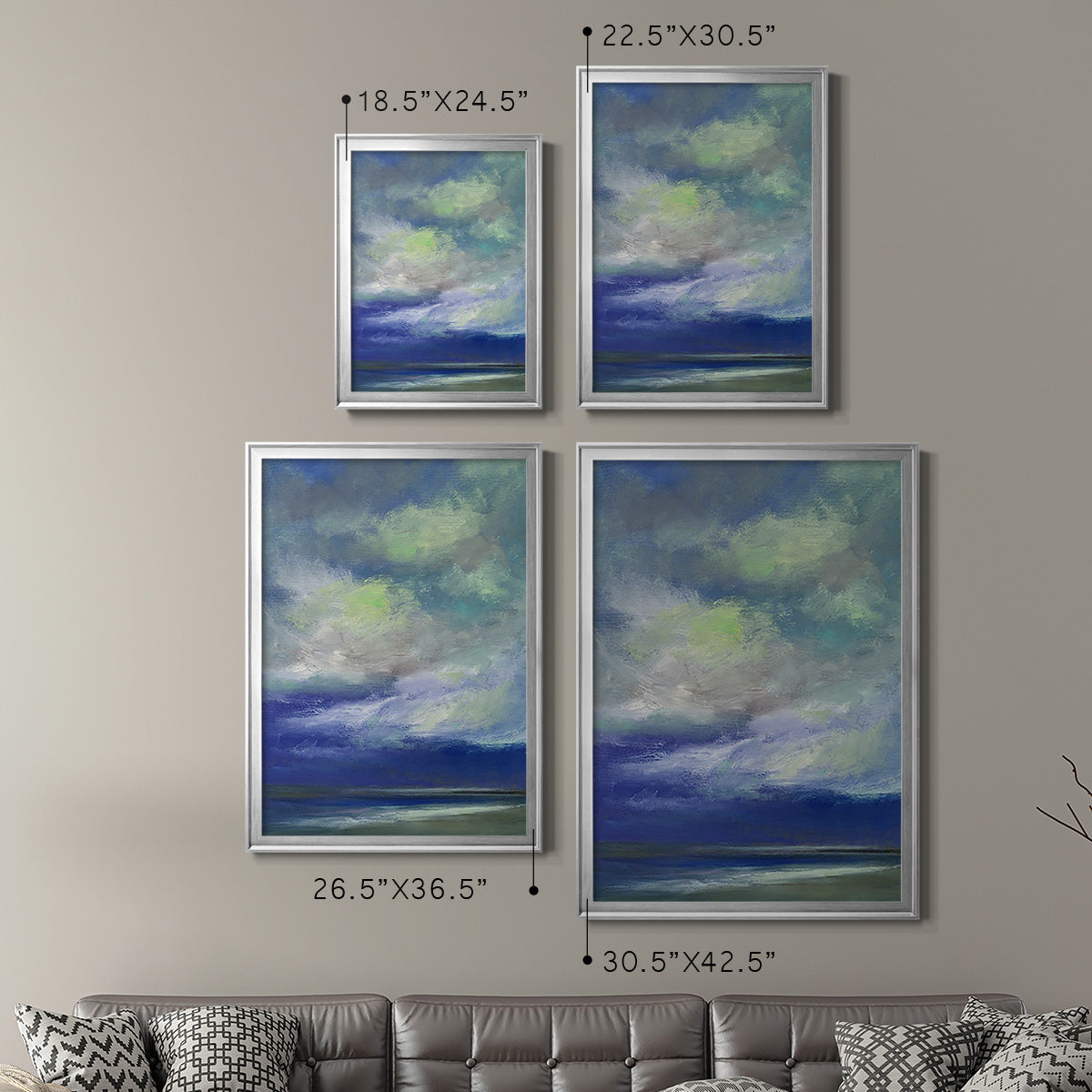 Island Dusk Premium Framed Print - Ready to Hang