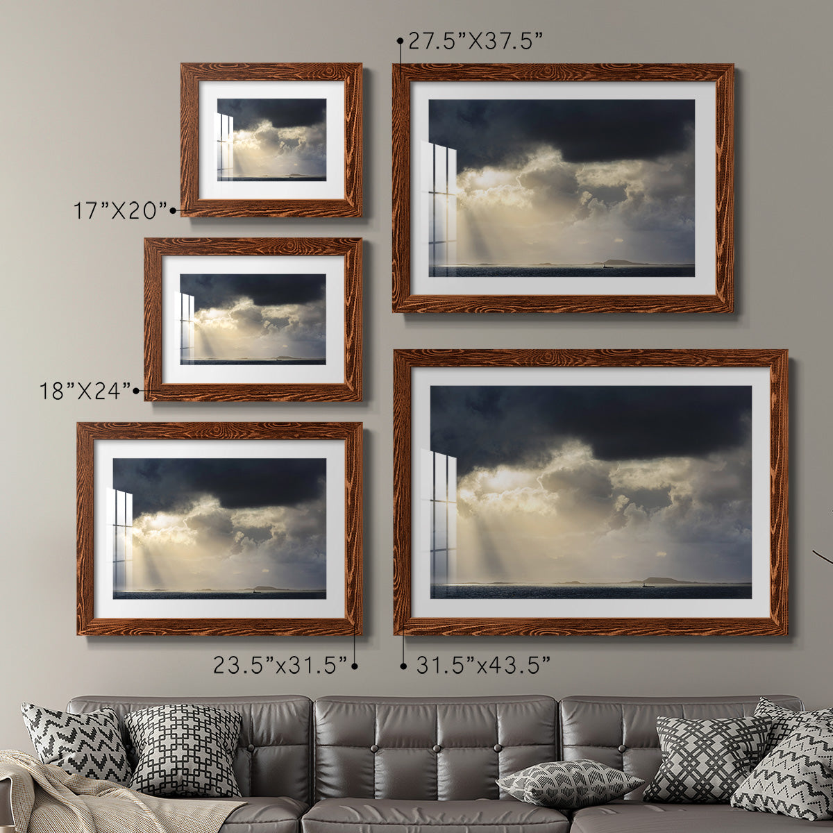 Rays of Light-Premium Framed Print - Ready to Hang