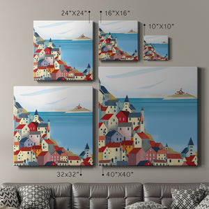 Illustrated Italian Landscape & Nature IV-Premium Gallery Wrapped Canvas - Ready to Hang