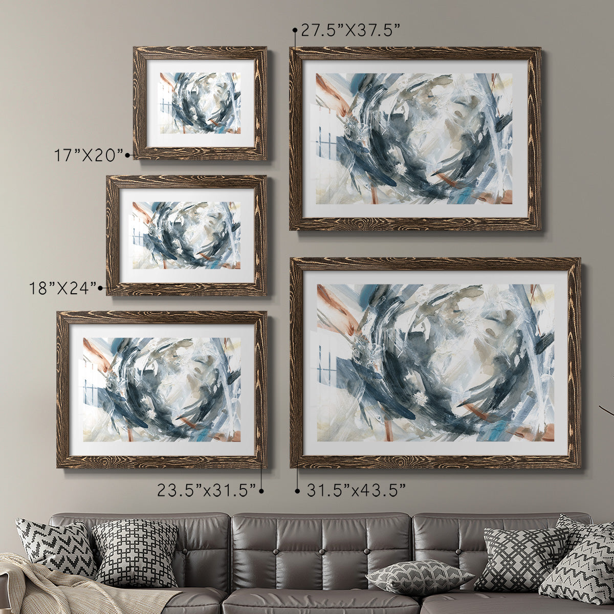 Hypnotic Array-Premium Framed Print - Ready to Hang