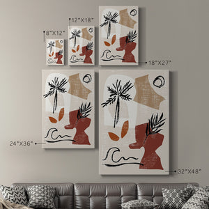 Soft Palms III Premium Gallery Wrapped Canvas - Ready to Hang