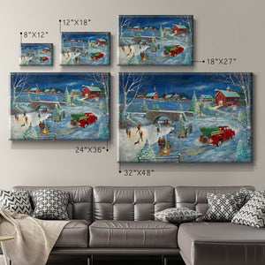 Warm Holiday Memories Premium Gallery Wrapped Canvas - Ready to Hang