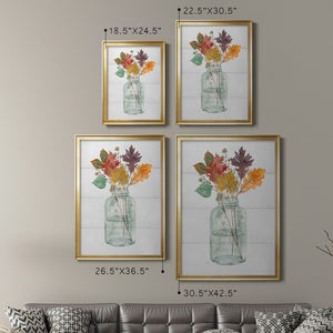 Harvest Home Leaves II Premium Framed Print - Ready to Hang