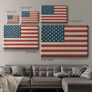 American Flag 2 - Canvas Art Print
