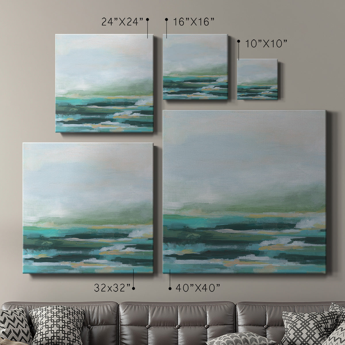 Misty Inlet II-Premium Gallery Wrapped Canvas - Ready to Hang