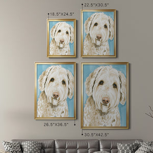 Labradoodle I Premium Framed Print - Ready to Hang