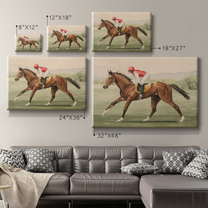 Vintage Equestrian I Premium Gallery Wrapped Canvas - Ready to Hang