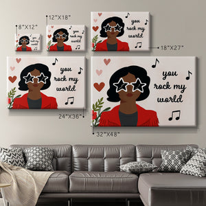 Darling Valentine Collection A Premium Gallery Wrapped Canvas - Ready to Hang