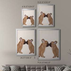 Sepia Botanical Journal I - Modern Framed Canvas Print