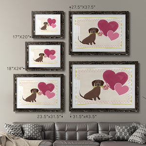 Dachshund Delight Collection A-Premium Framed Print - Ready to Hang