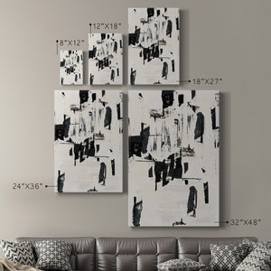 Tiles & Texture Abstract Angles V Premium Gallery Wrapped Canvas - Ready to Hang
