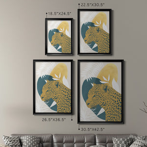 Sepia Botanical Journal I - Modern Framed Canvas Print