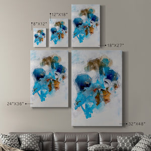 Misty Blue I Premium Gallery Wrapped Canvas - Ready to Hang