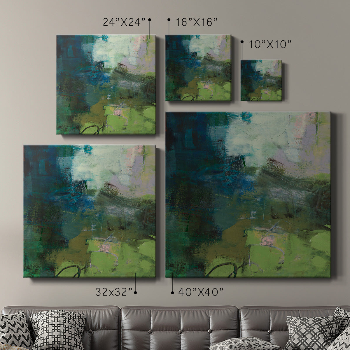 Custom Stone VI-Premium Gallery Wrapped Canvas - Ready to Hang