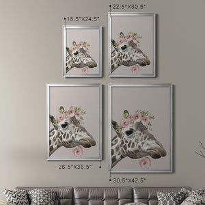 Sepia Botanical Journal I - Modern Framed Canvas Print