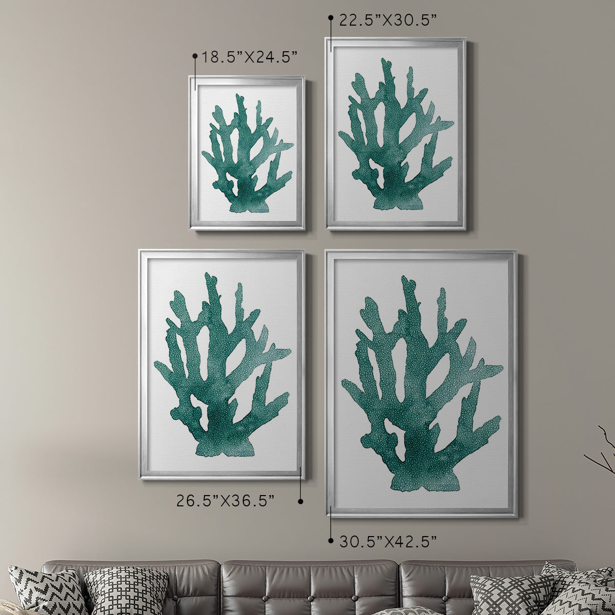 Coral Souvenirs I Premium Framed Print - Ready to Hang