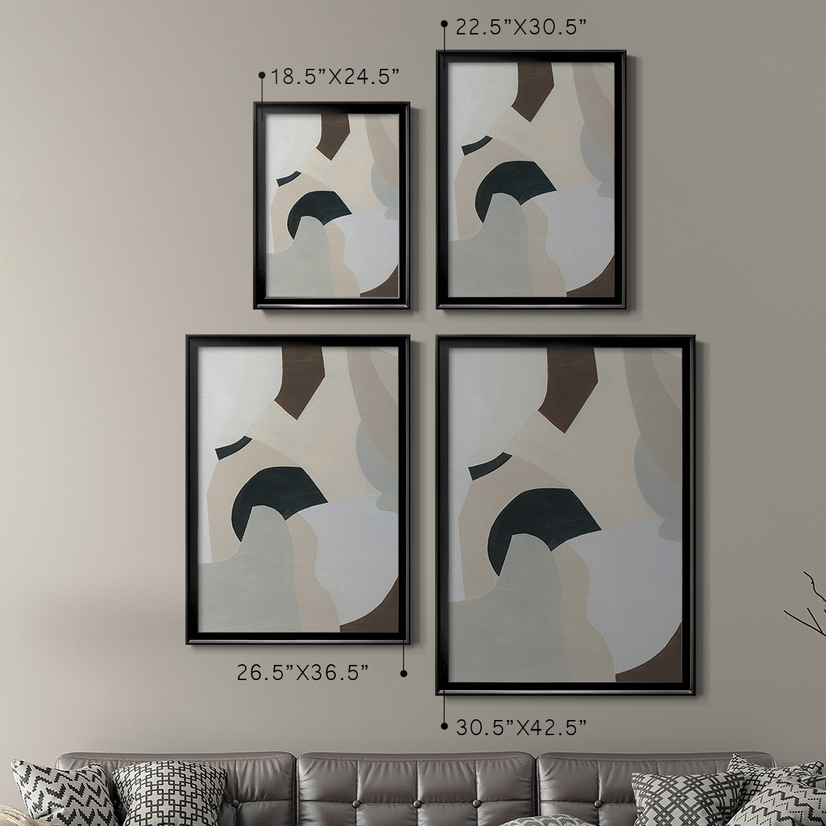 Shifting Neutrals I Premium Framed Print - Ready to Hang