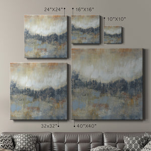 Cool Grey Horizon I-Premium Gallery Wrapped Canvas - Ready to Hang